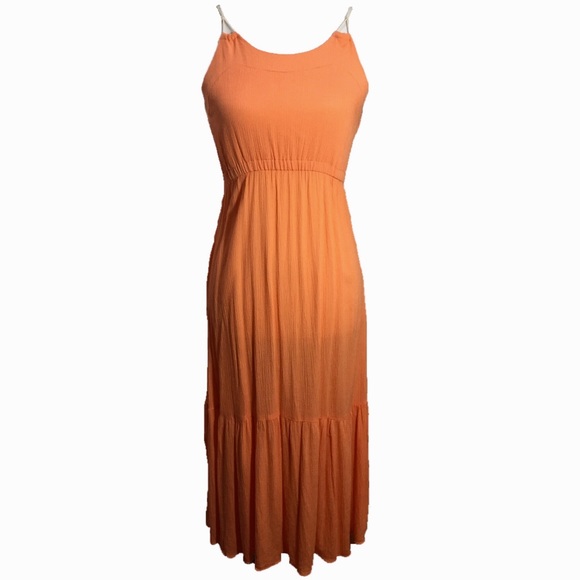 Roxy Other - Girl's- NWT Roxy Girl Orange Maxi Dress